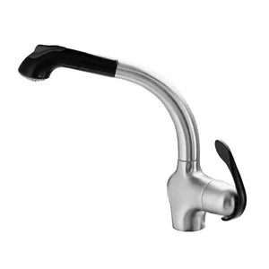 Смеситель для кухни Paini однозахватный, выдвижной излив, сталь USPA5668YKM