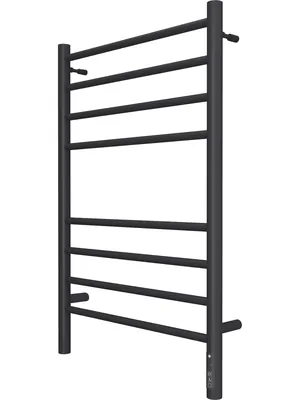 Полотенцесушитель TERMINUS П8 (ШВ:532x800) электрический, встроенный диммер, Ral 9005 черный матовый