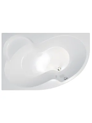 Ванна акриловая Triton (1700х1100) правая, без каркаса, со сливом переливом V78+CK60PF