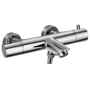 Смеситель для ванны/душа Paffoni LIQ022CR термостат, без душ.набора, хром