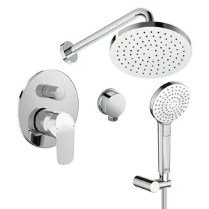 Душевая система Ideal Standard BC447A встраиваемая, однорычажный смеситель, верхний/ручной душ, хром