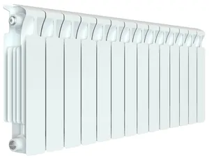 Радиатор биметаллический RIFAR 350 (425х1120х100) бок. подкл 14 секций, 1932Вт, белый