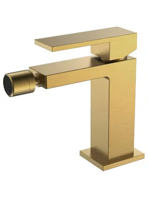 Смеситель Boheme 476-BR для биде, на 1 отверстие, однозахватный, бронза