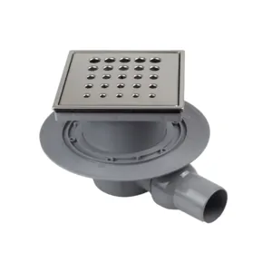 Трап душевой PESTAN Confluo Standard Drops 1 Mask 150х150 с рамкой, хром 13000072