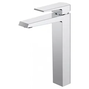 Смеситель для раковины BelBagno ARL-LMC-CRM однозахватный, высокий, хром