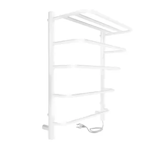 Полотенцесушитель Indigo с/п 600х500 (таймер,скр.монт) белый мат. LHE60-50WMR