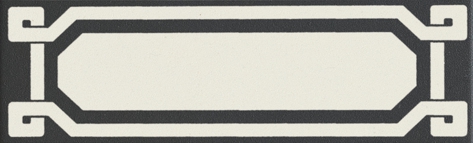 Ceramiche Grazia Old England 6x20 List Black Dover 6x20 матовая