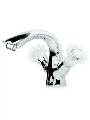 Смеситель Boheme Camelia для раковины, на 1 отверстие, двухзахватный, хром 271-Camelia