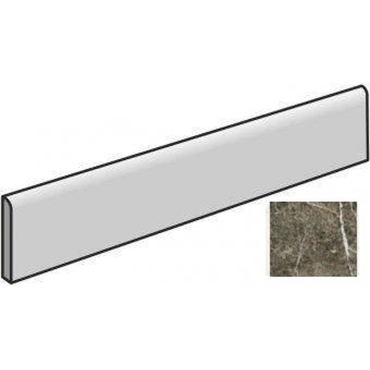 Atlas Concorde Russia Forte Dei Marmi Quark 610130007533 Breccia di Caravaggio Battiscopa Lap 7,2x80 полуполированная