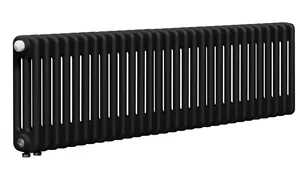 Радиатор стальной трехтрубчатый RIFAR 3037 30 секций, боковое подключение, антрацит TUB 3037-30-AN