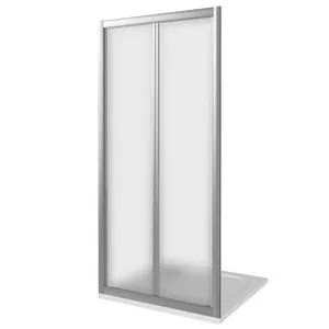 Дверь душевая GOOD DOOR BAS SD-100-G-CH (100х185) складная дверь, стекло грейп 4мм