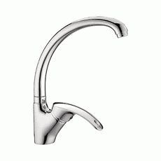 Смеситель Ledeme Н21 для кухни, однозахватный, поворотный излив, хром L4121
