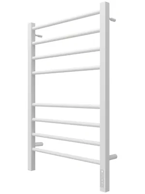 Полотенцесушитель TERMINUS П8 (ШВ:500х800) электро, Ral 9003 белый матовый, диммер встроен, правый