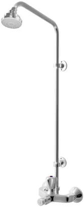 Смеситель для душа порционно-нажимной VARION Armaturen 9530 90 0 с жесткой трубкой, внутр. подводка