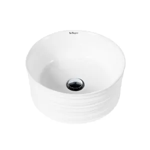 Раковина накладная BelBagno (410х410х180) круглая, без отверстия под смеситель, белая BB1420