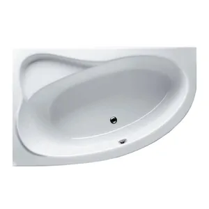 Ванна акриловая RIHO 140x90 R без гидромассажа, асимметричная правая (установка в левый угол)