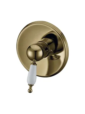 Смеситель Boheme Ripresa 305 для душа, встраиваемый, однозахватный, бронза