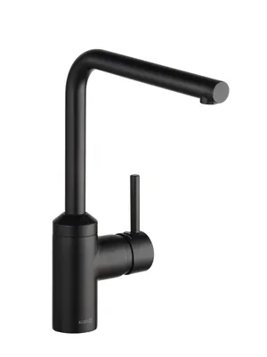 Смеситель KLUDI для кухни, однозахватный, излив 225мм, черный матовый 428143977