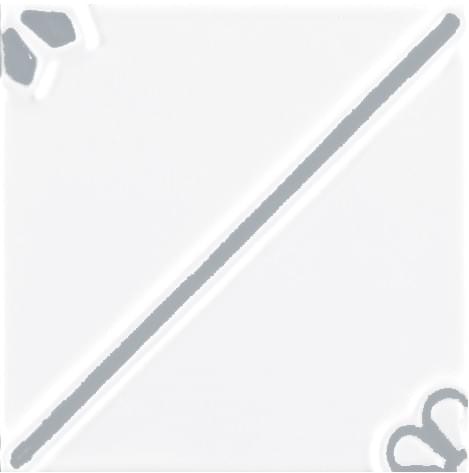 декор Formelle Anversa Rigo Argento 13x13