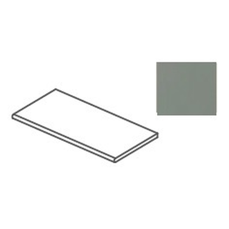 Impronta italgraniti Nuances NU09GT2 Salvia Gradone Toro 33x120 матовая