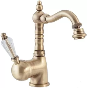 Смеситель CEZARES -BSM2-02-Sw для биде, донный клапан, бронза/ручка Swarovski