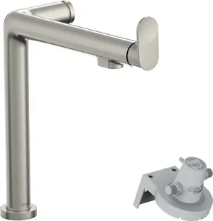 Смеситель Hansgrohe M91 240 1j для кухни, с подключением к фильтру, нерж. сталь 76804800