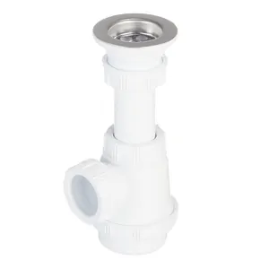 Сифон для умывальника/биде WIRQUIN 1 1/4х32 сверхкомпактный, с выпуском 30975059