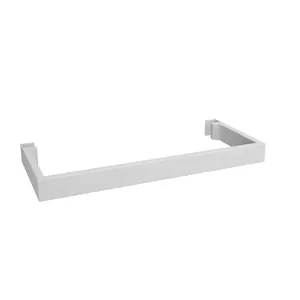 Полотенцедержатель Burgbad 350х30х65 для тумбы, металлический, белый HHAP015