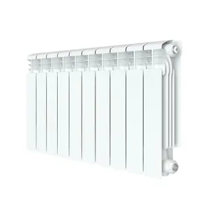 Радиатор алюминиевый Rifar VENTIL VR 350 нижнее правое подключение, 10 секции, 50мм, 1370 Вт