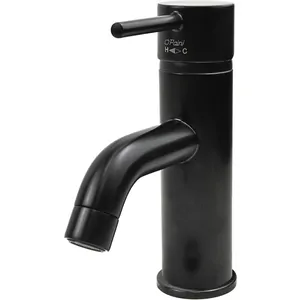 Смеситель для раковины Paini 55 мм, однозахватный, фиксированный излив, черный браш. 78PZ205