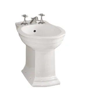 Биде напольное Devon&Devon IBBID1FWES 560х360 с 1 отверстием под смеситель, цвет: белый