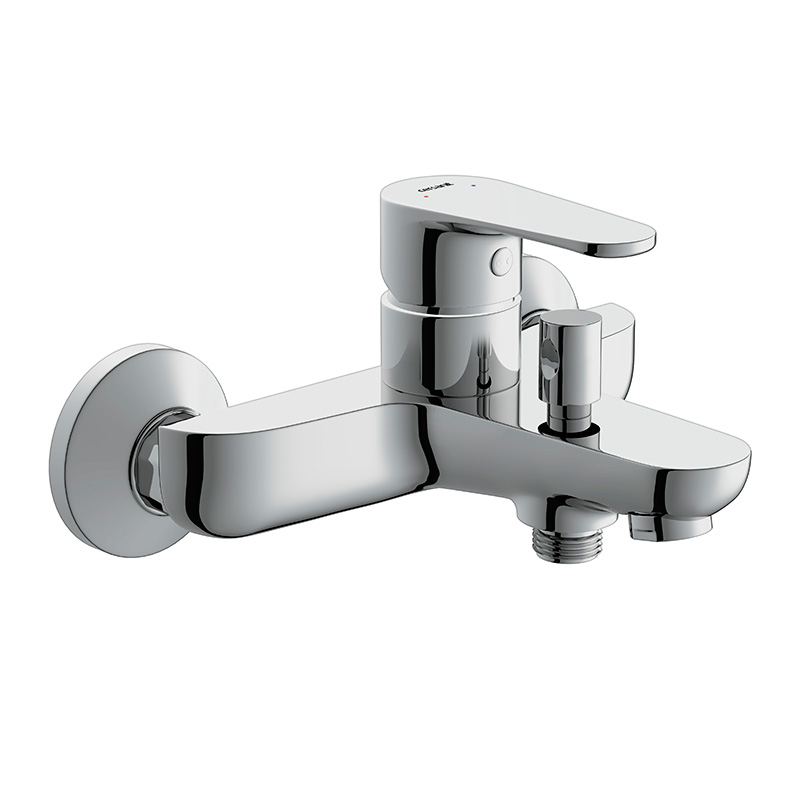 Смеситель для ванны/душа Cersanit 63031 настенный, однорычажный, хром
