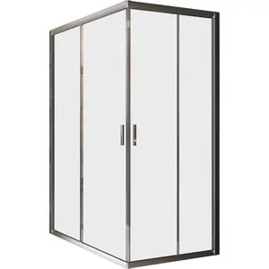 Стенка душевого уголка RAVAK BLRV2K-120 (1200х1900) раздвижные двери, стекло, сатин+Transparent