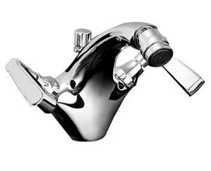 Смеситель для биде Devon&Devon MNH420CR двухзахватный, донный клапан, хром