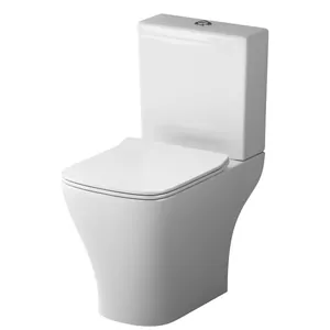 Унитаз-компакт Damixa (360х605х815) безободковый, с сиденьем микролифт DX78C8600SC