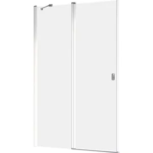 Душевая дверь RAVAK CRV2-120 (1180-1200х1950) распашная, стекло, белый+Transparent