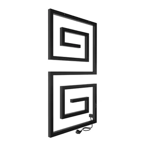 Полотенцесушитель Indigo (electrо) б/п 1000х600 скр.провод справа, черный муар, DGL100-60BRRt