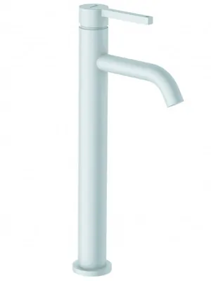 Смеситель KLUDI Pura для умывальника, излив 240 мм, однозахватный,белый матовый 202985315