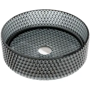 Раковина накладная Ceramicanova 360х360х112 без отв. под смеситель, черный CN6060