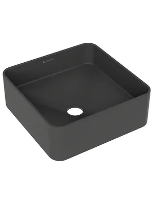 Раковина накладная Aqueduto 370х370х135, без перелива, черный матовый ESP0340