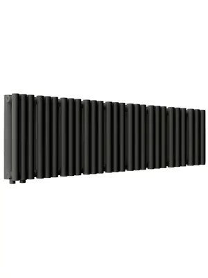 Радиатор стальной Empatiko V LR2 двухтруб 1072х236х122 27 сек НЗ.подкл, 1539Вт, Confident Black