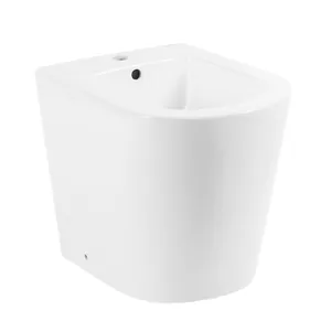 Биде напольное BelBagno -R (360х530х395) с отверстием под смеситель, белое BB1003B