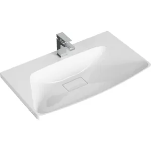 Раковина Aqwella 800 (800х480), белая Ner.08.04.D