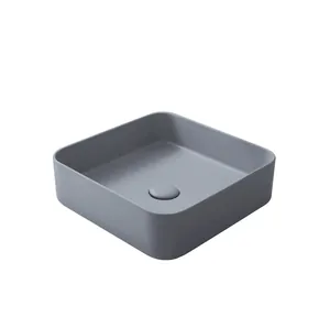 Раковина накладная Cielo (400х400х125) цвет Brina, квадратная SHCOLAQ40 BR