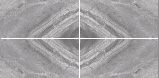 Supreme Book Match Grey Levigato Polished 60X120 полированная