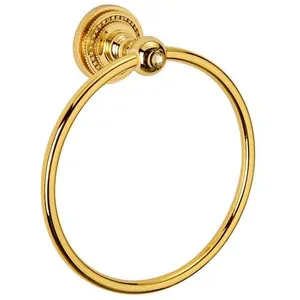 Полотенцедержатель-кольцо Boheme золото 10405