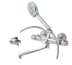 Смеситель термостат для ванны VARION Armaturen 1025 86 5 короткий излив 200 мм