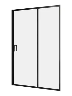 Душевая дверь RGW CL-14B (1000х1850) раздвижная, стекло 5мм прозрачное/черный 32091410-14