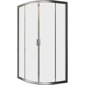 Душевой уголок RAVAK BLCP4-90 (895х895х1900) раздвиж. двери, стекло, сатин+Transparent AntiCalc