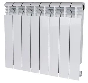 Радиатор STOUT 500 8 секций, биметаллический, боковое подключение, белый SRB-1310-050008